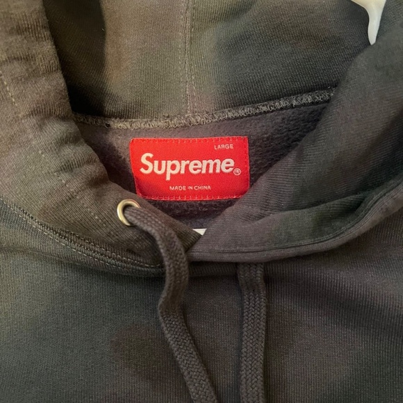 Supreme overdyed hoodie camo large - Picture 2 of 2